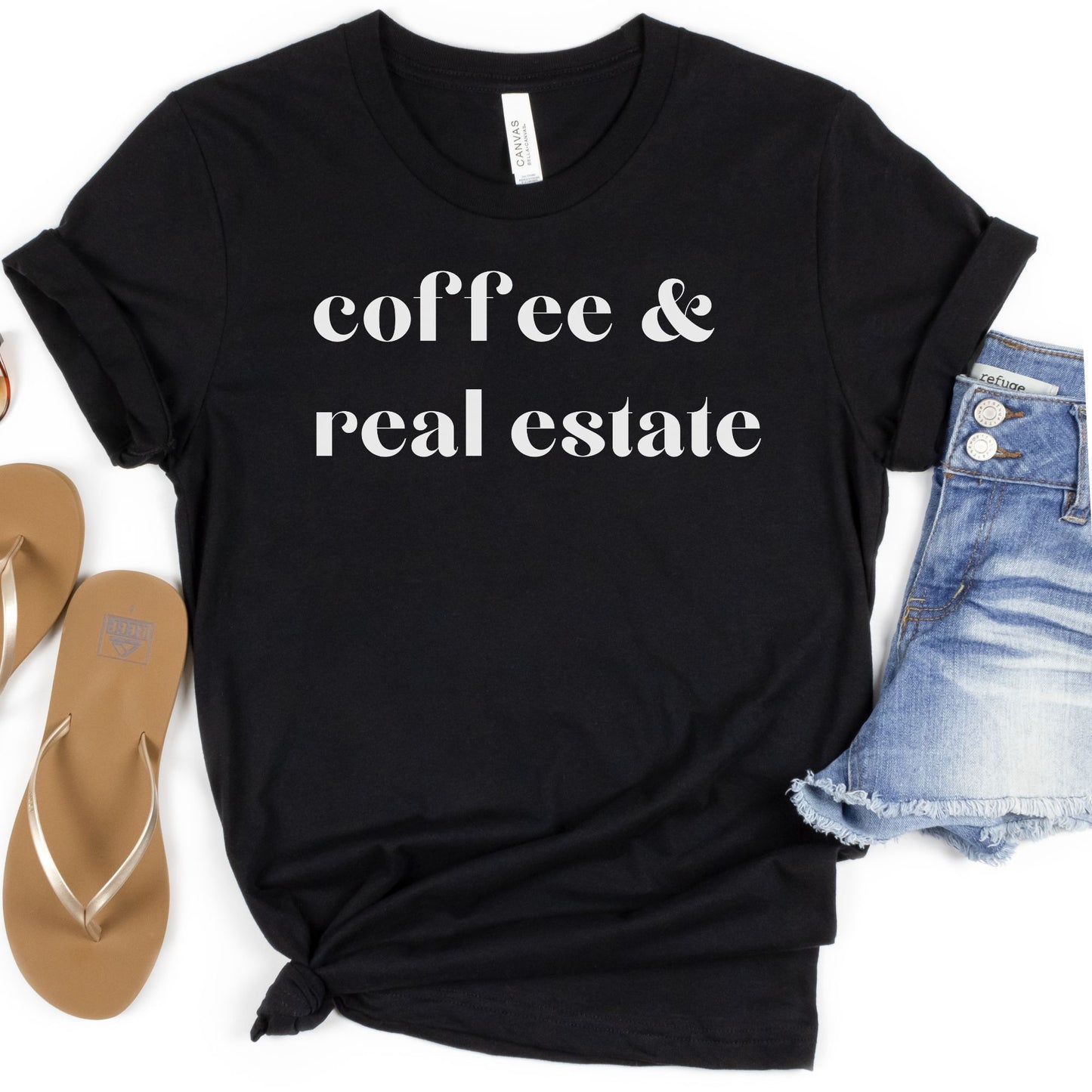 coffee & real estate - Real Estate T-shirt