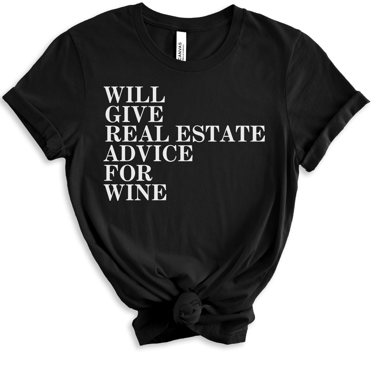 This Realtor Loves Wine and Real Estate - Funny Real Estate T-shirt