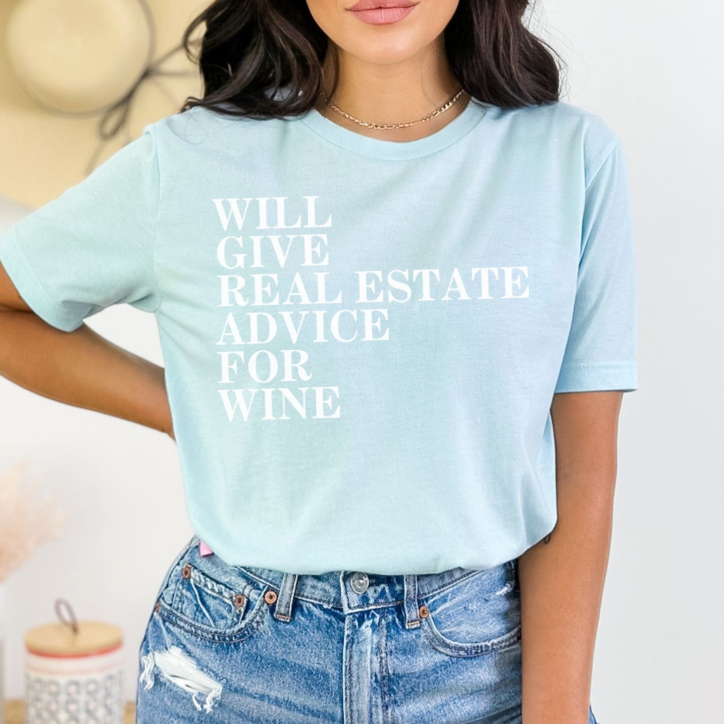 This Realtor Loves Wine and Real Estate - Funny Real Estate T-shirt