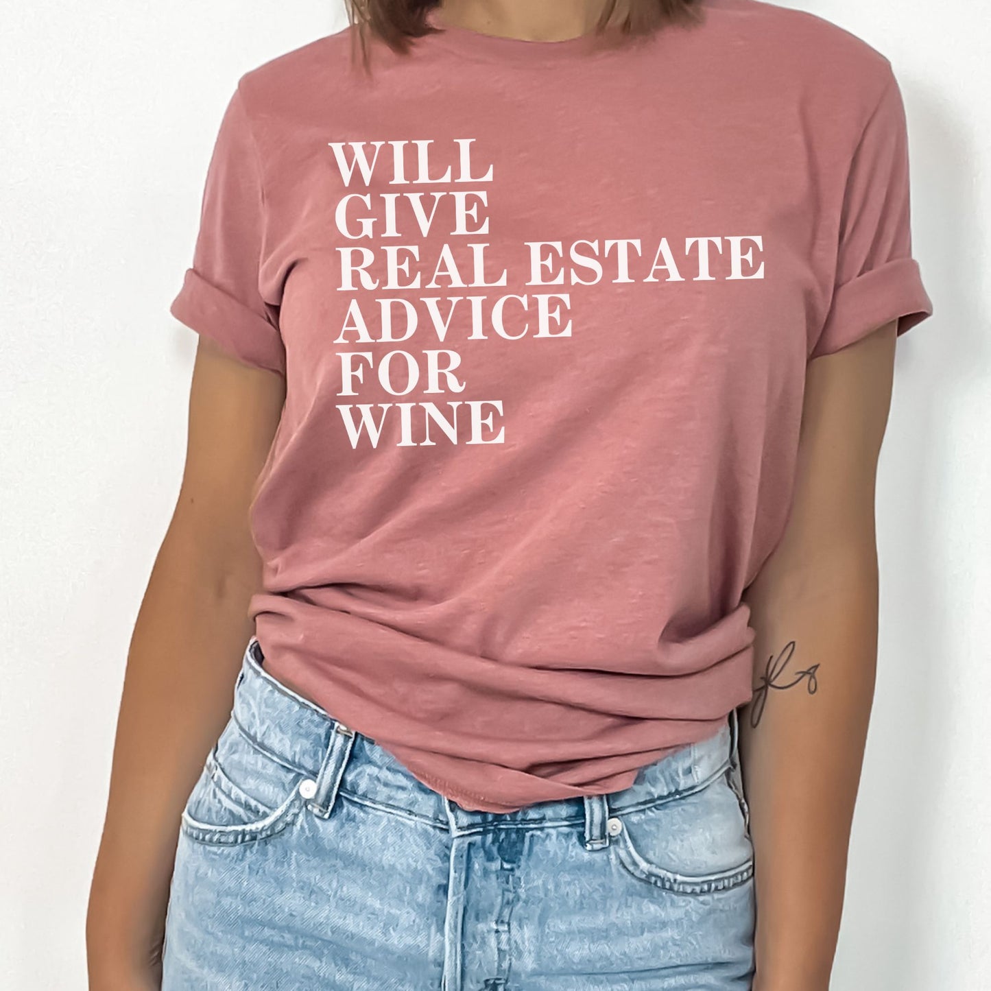 This Realtor Loves Wine and Real Estate - Funny Real Estate T-shirt