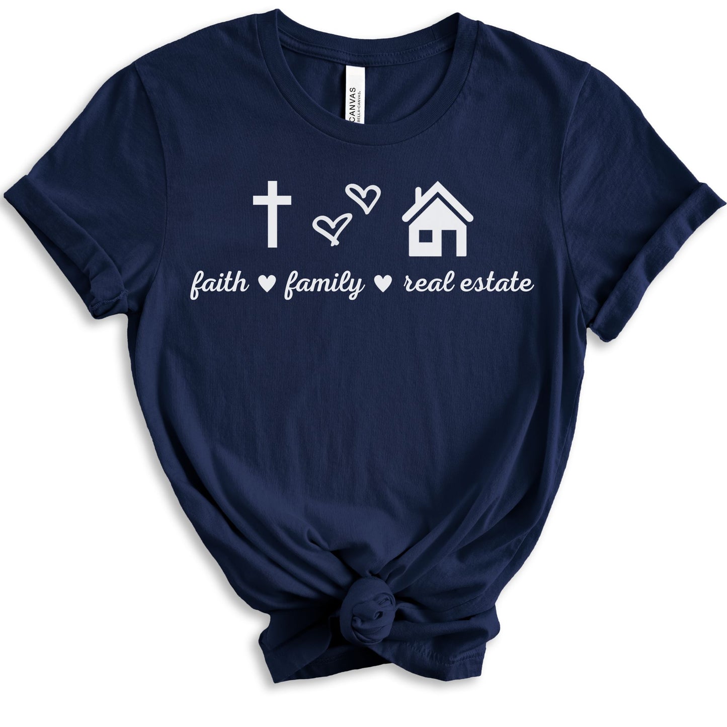 Faith * Family * Real Estate - Real Estate T-shirt