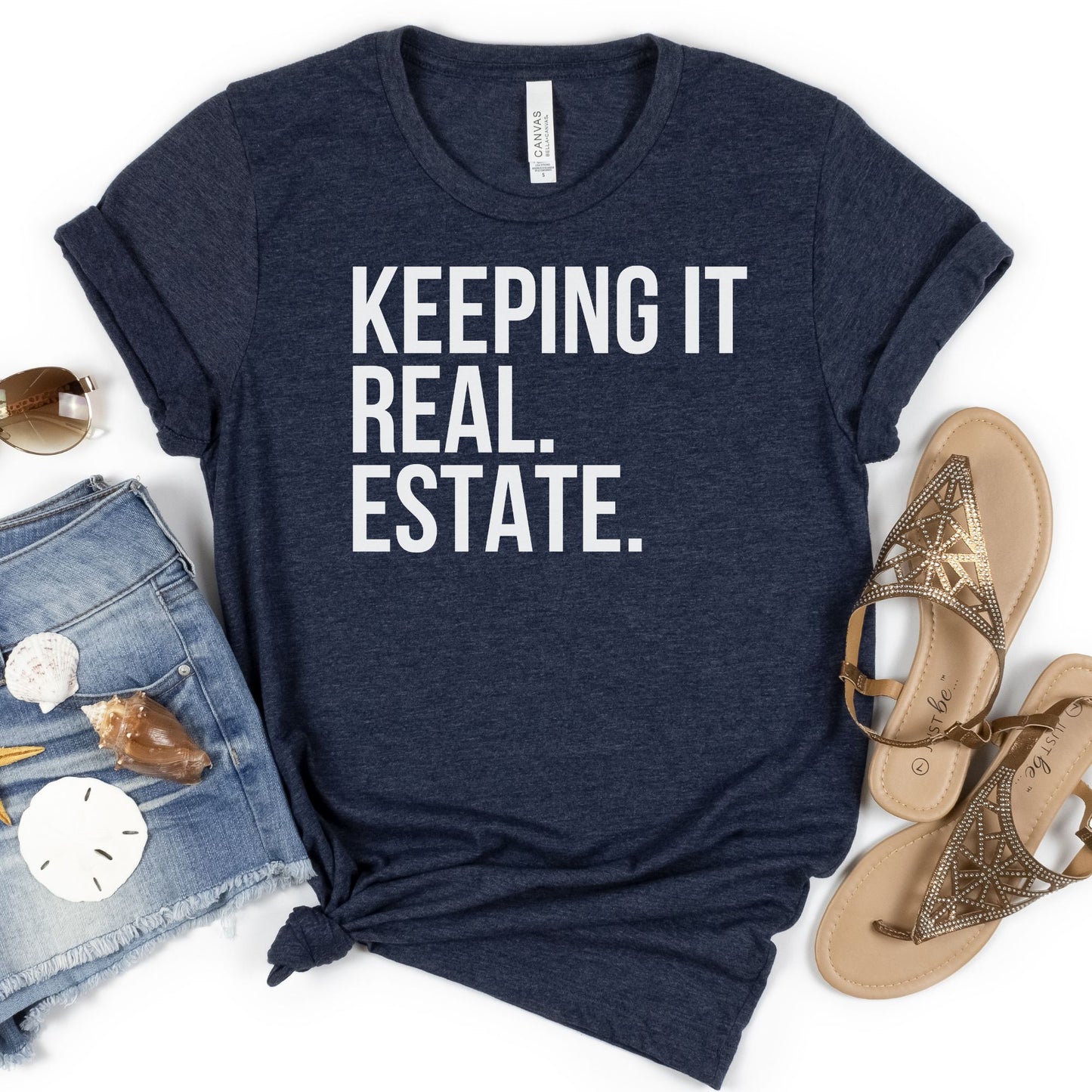 "Keeping It Real Estate" - Fun Real Estate T-shirt