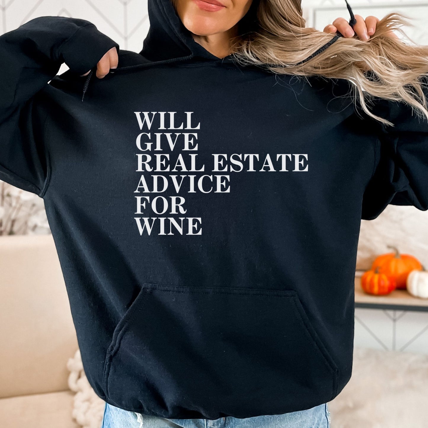 "Advice for Wine" Hooded Sweatshirt