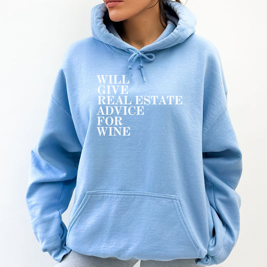 "Advice for Wine" Hooded Sweatshirt