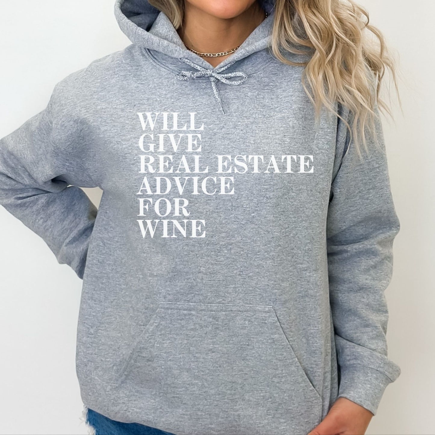 "Advice for Wine" Hooded Sweatshirt